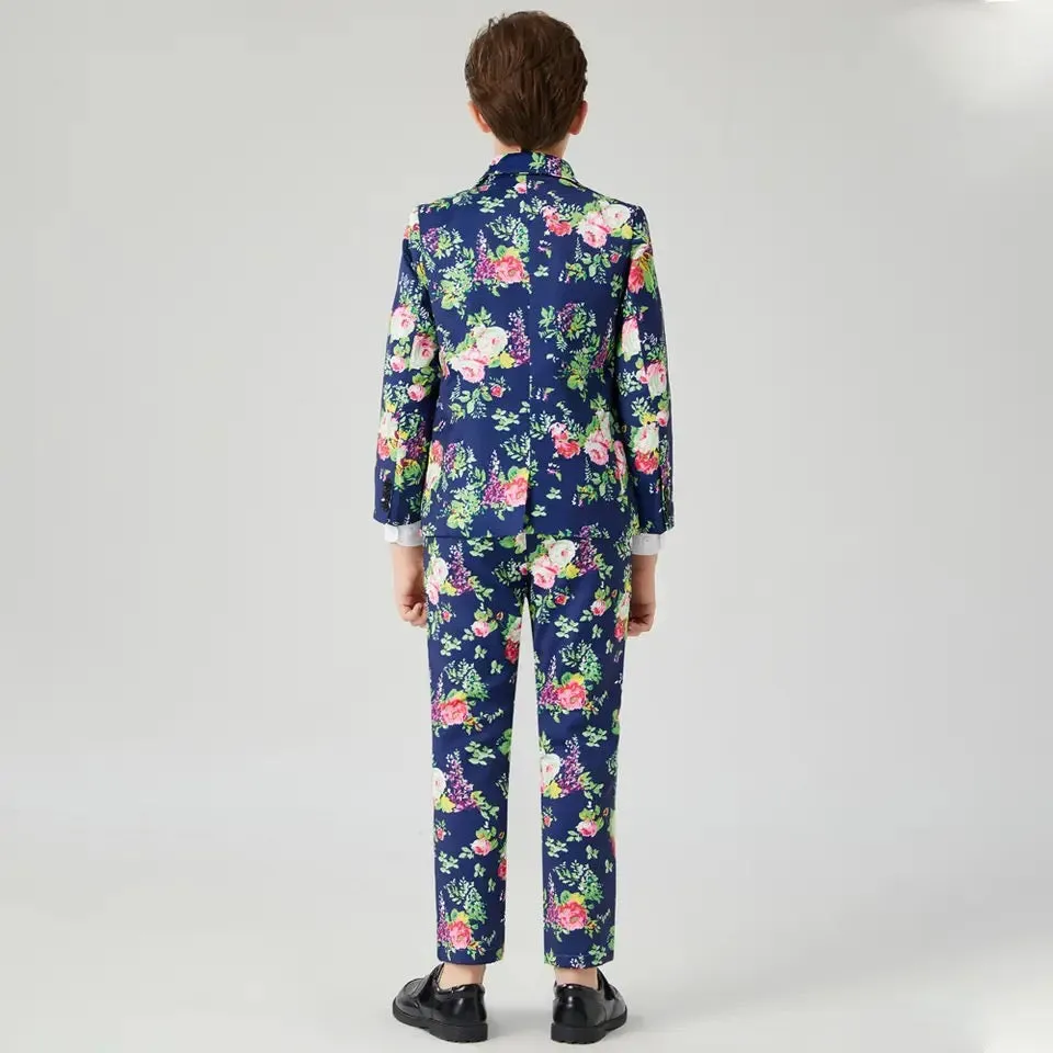 Floral Blue Tux