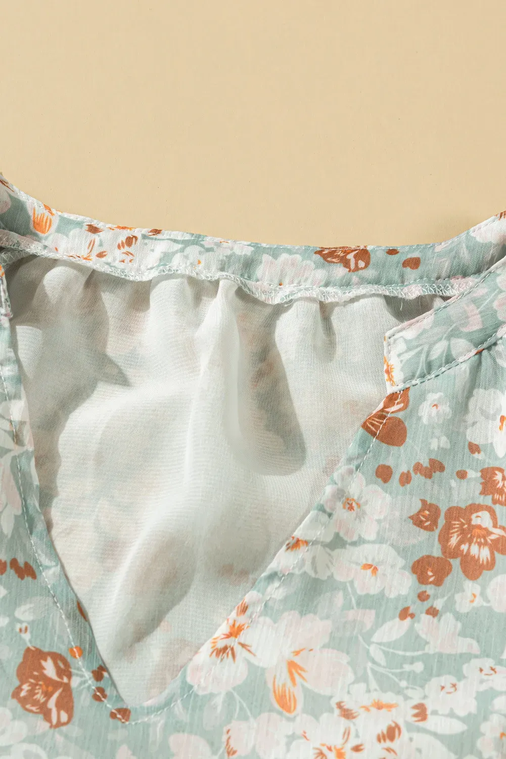 Floral Puff Sleeve Top