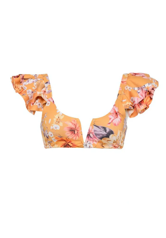 Flutter Sleeve Bikini Top
