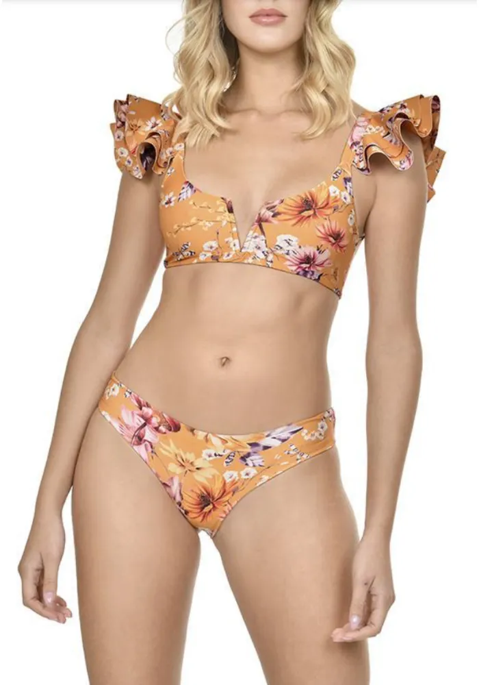 Flutter Sleeve Bikini Top