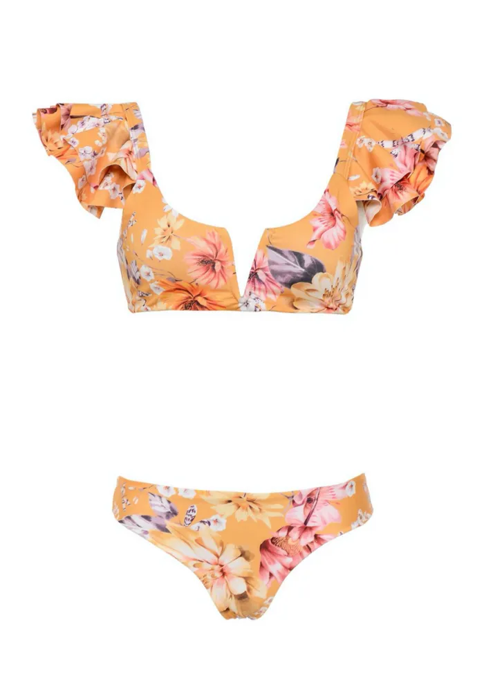 Flutter Sleeve Bikini Top