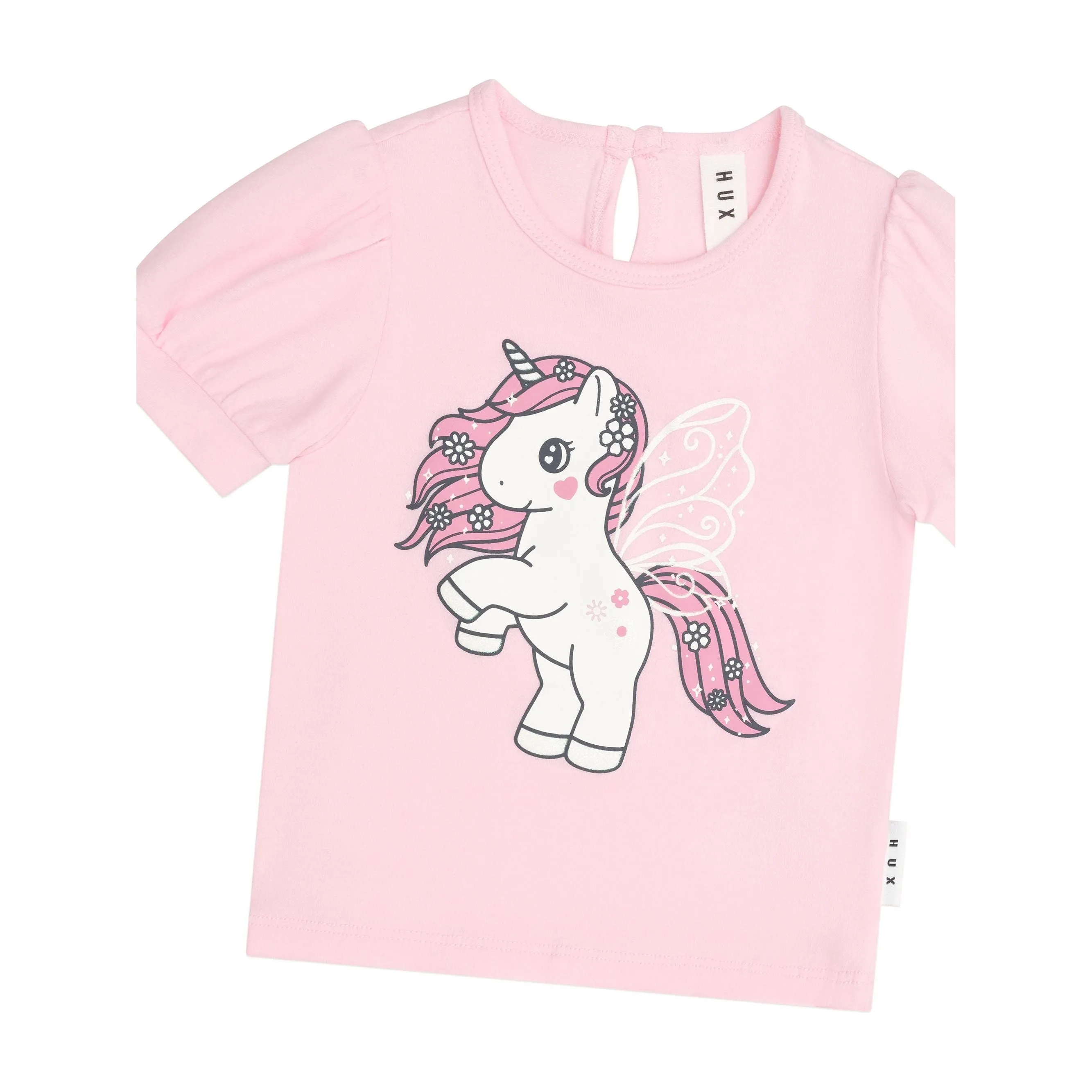 Flutter Unicorn Puff Sleeve T-Shirt