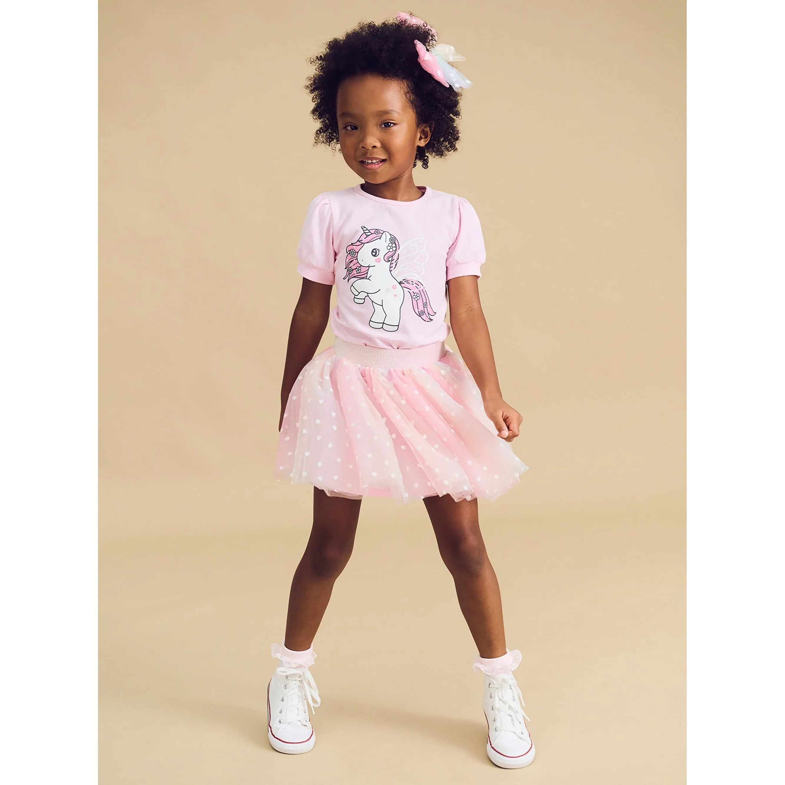 Flutter Unicorn Puff Sleeve T-Shirt