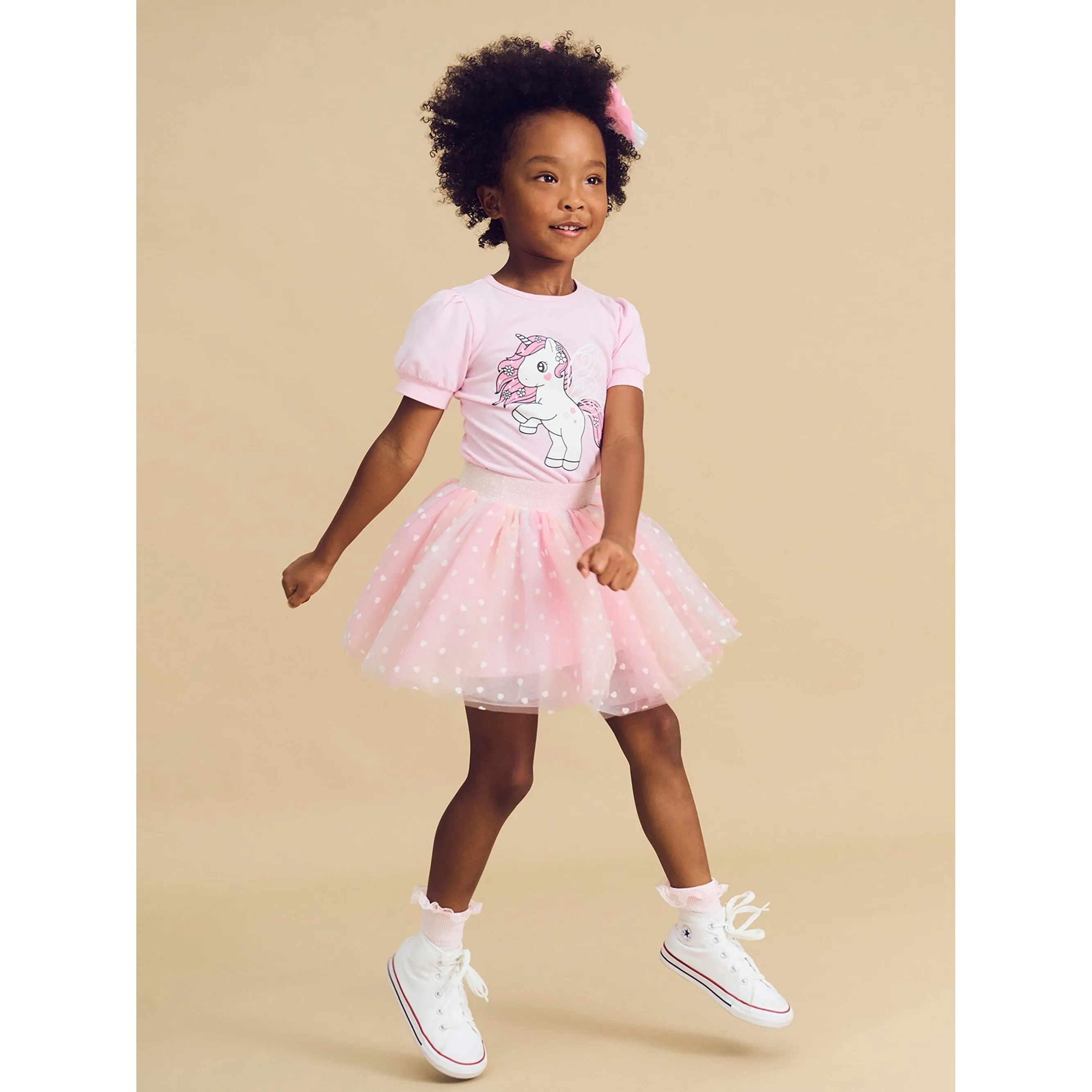 Flutter Unicorn Puff Sleeve T-Shirt