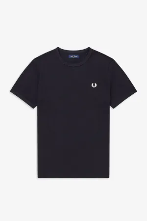 Fred Perry M3519 Ringer T-Shirt Navy