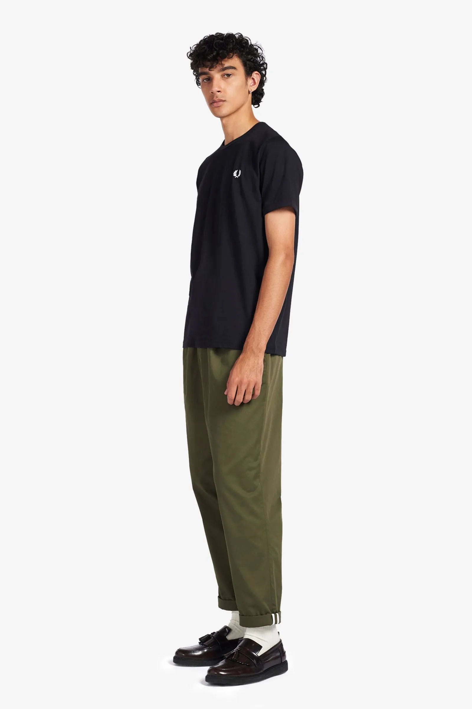 Fred Perry M3519 Ringer T-Shirt Navy