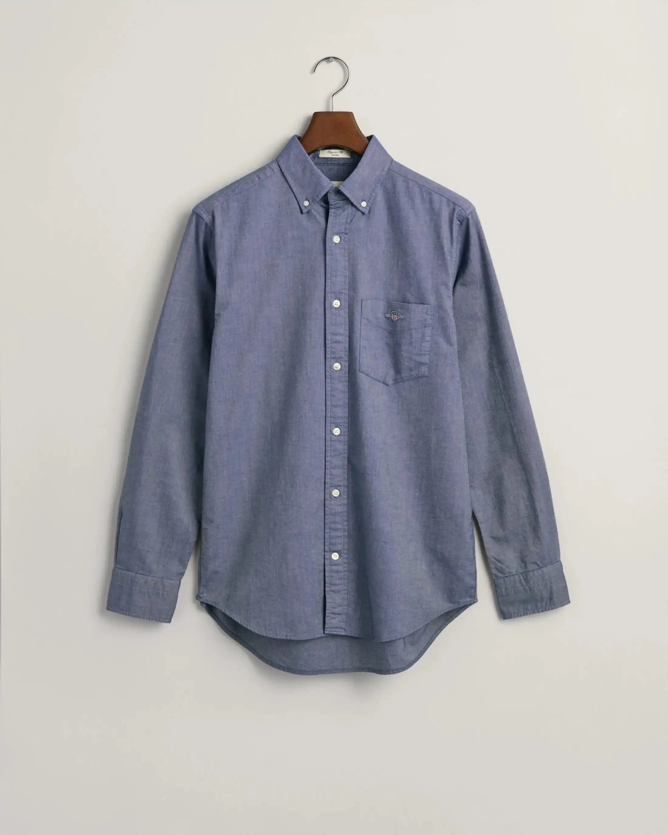 GANT Mens Regular Oxford Shirt Persian Blue