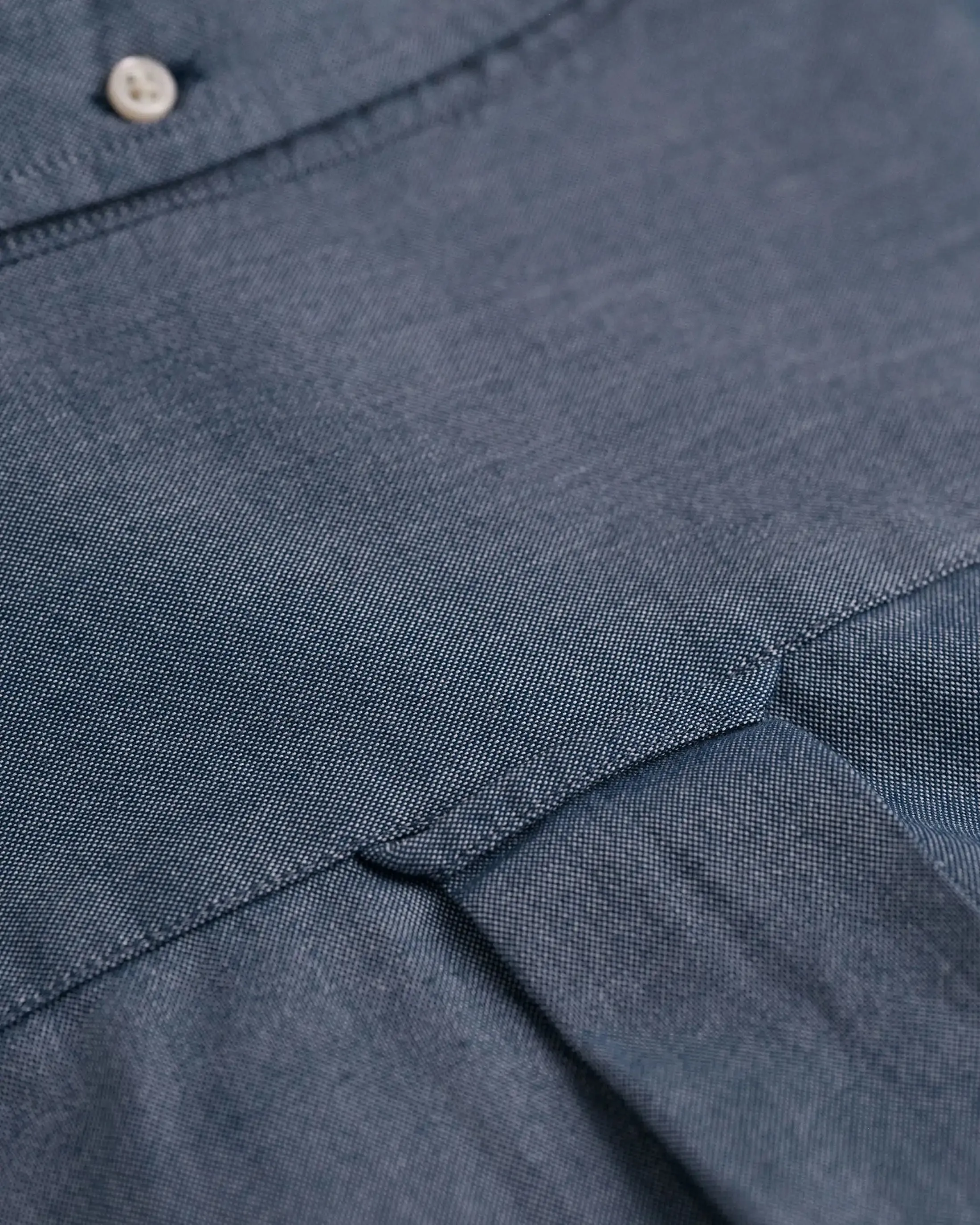 GANT Mens Regular Oxford Shirt Persian Blue