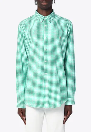 Gingham Check Oxford Shirt