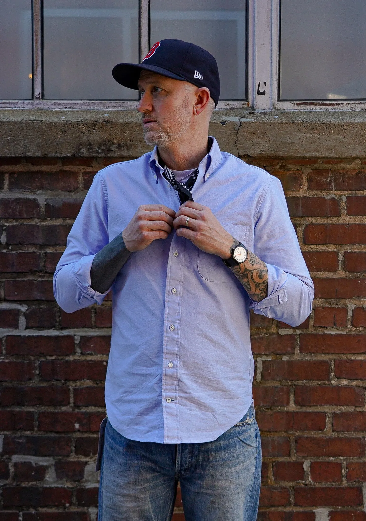 Gitman Vintage Classic Oxford Shirt - Blue