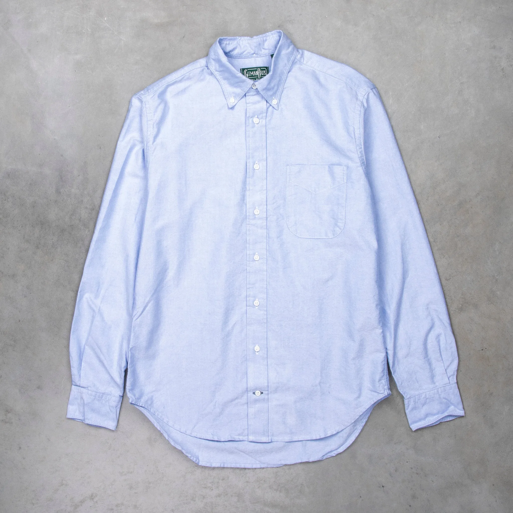 Gitman Vintage Oxford Button-down Shirt Blue