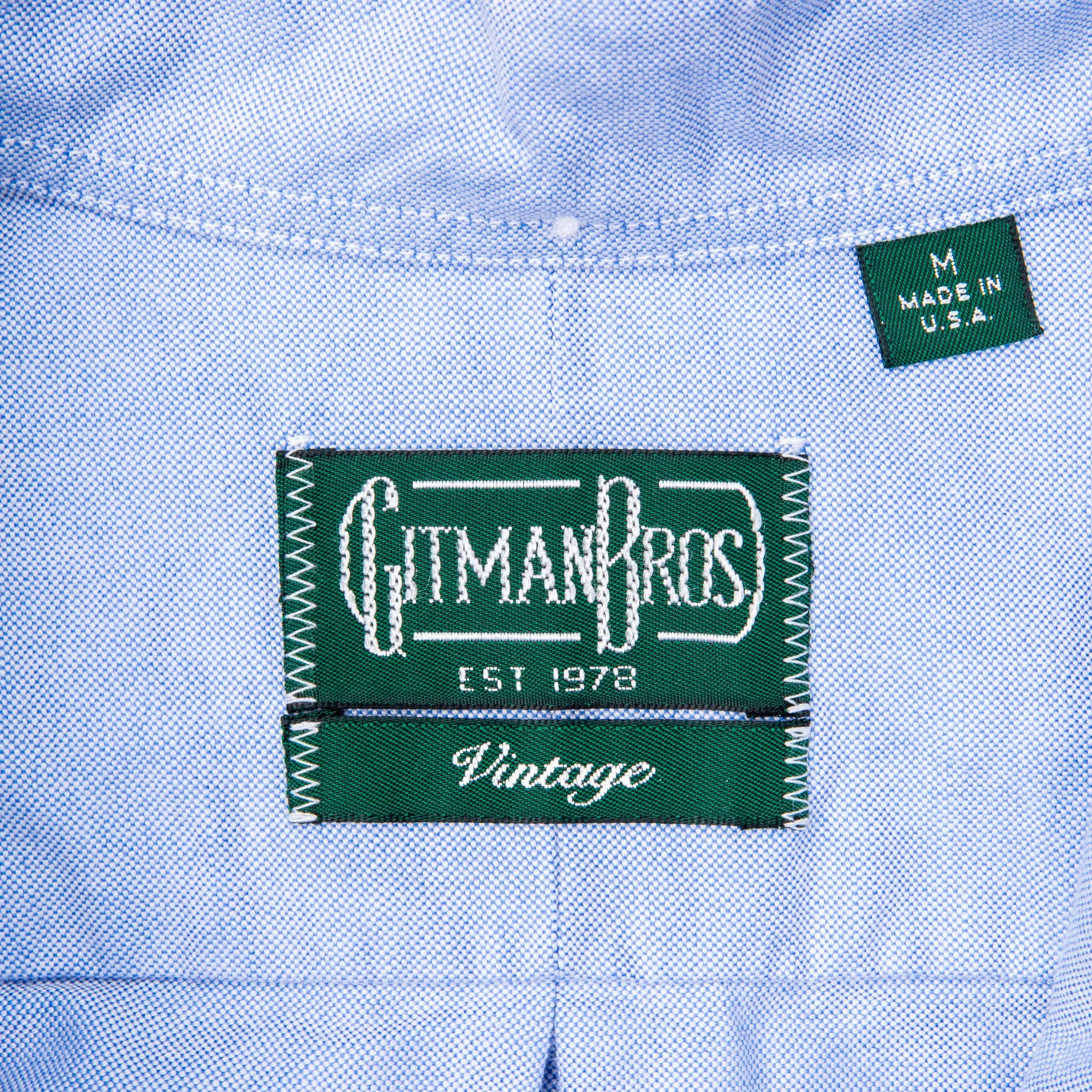 Gitman Vintage Oxford Button-down Shirt Blue