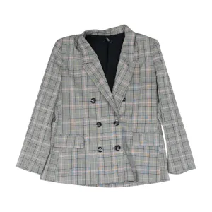 Gray Plaid Blazer
