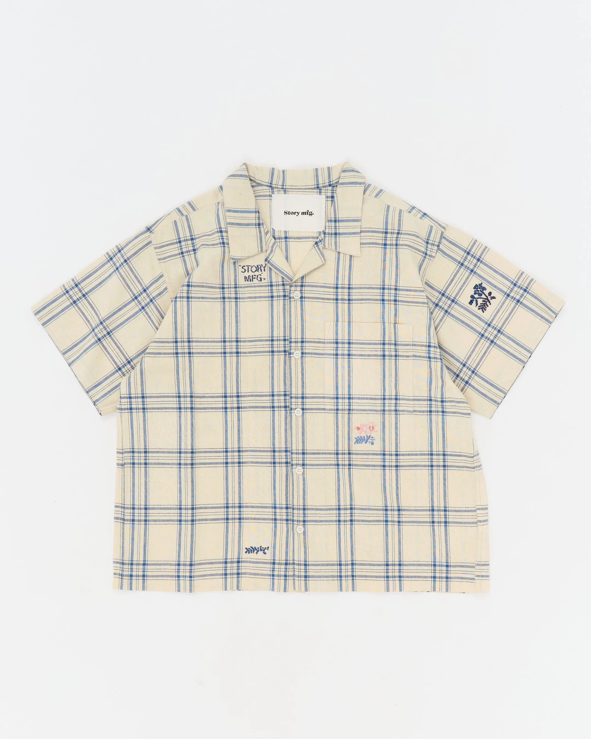 Greetings Shirt SS - French Gingham Interrupted