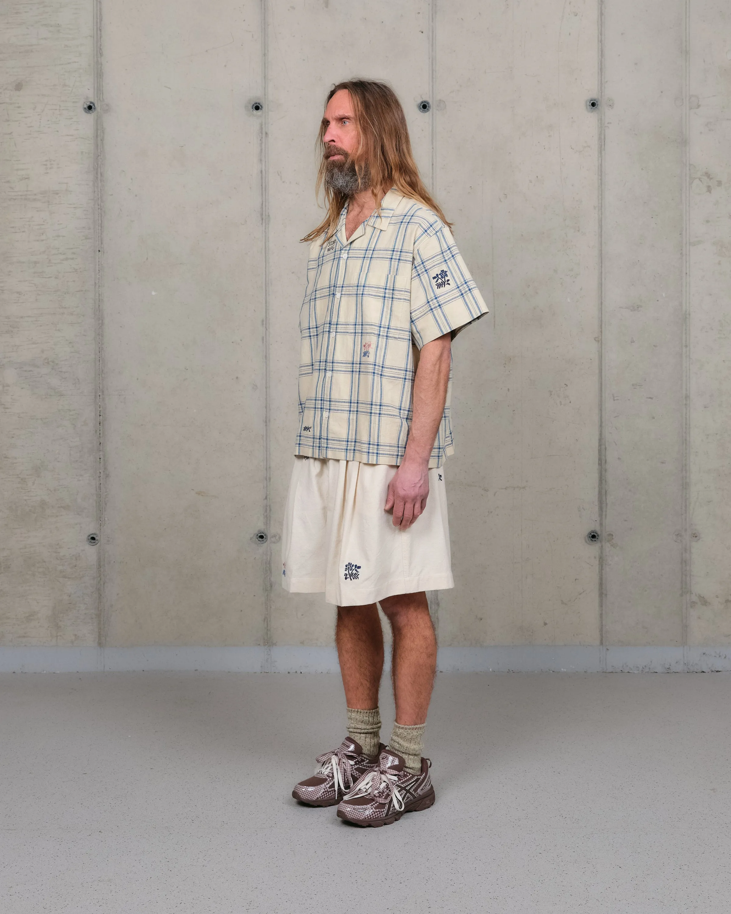 Greetings Shirt SS - French Gingham Interrupted