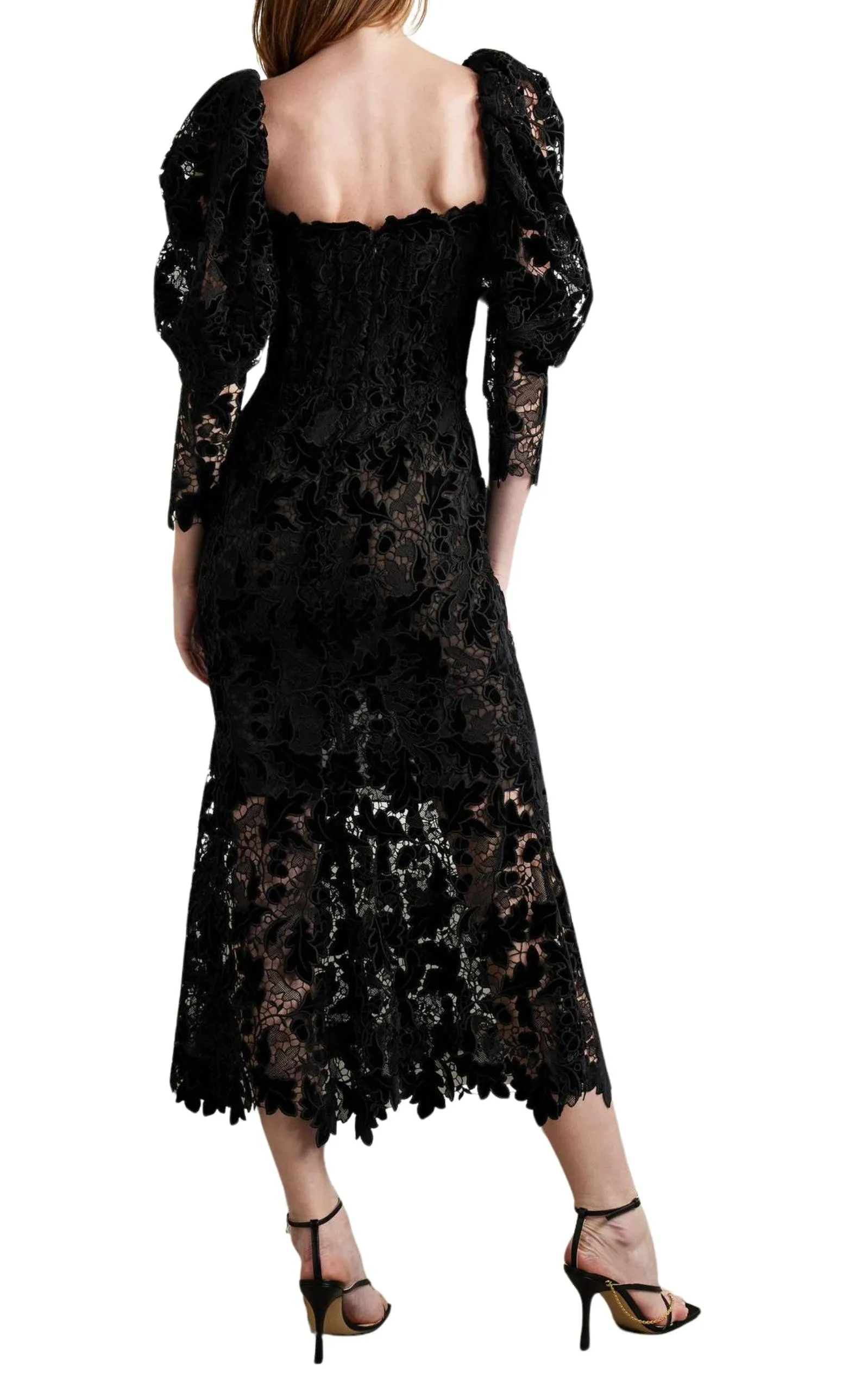Guipure Lace Midi dress