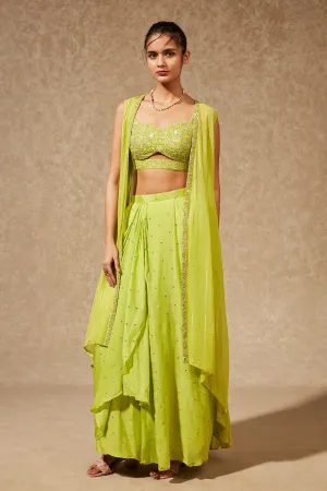 GUL DRAPE SKIRT AND JACKET