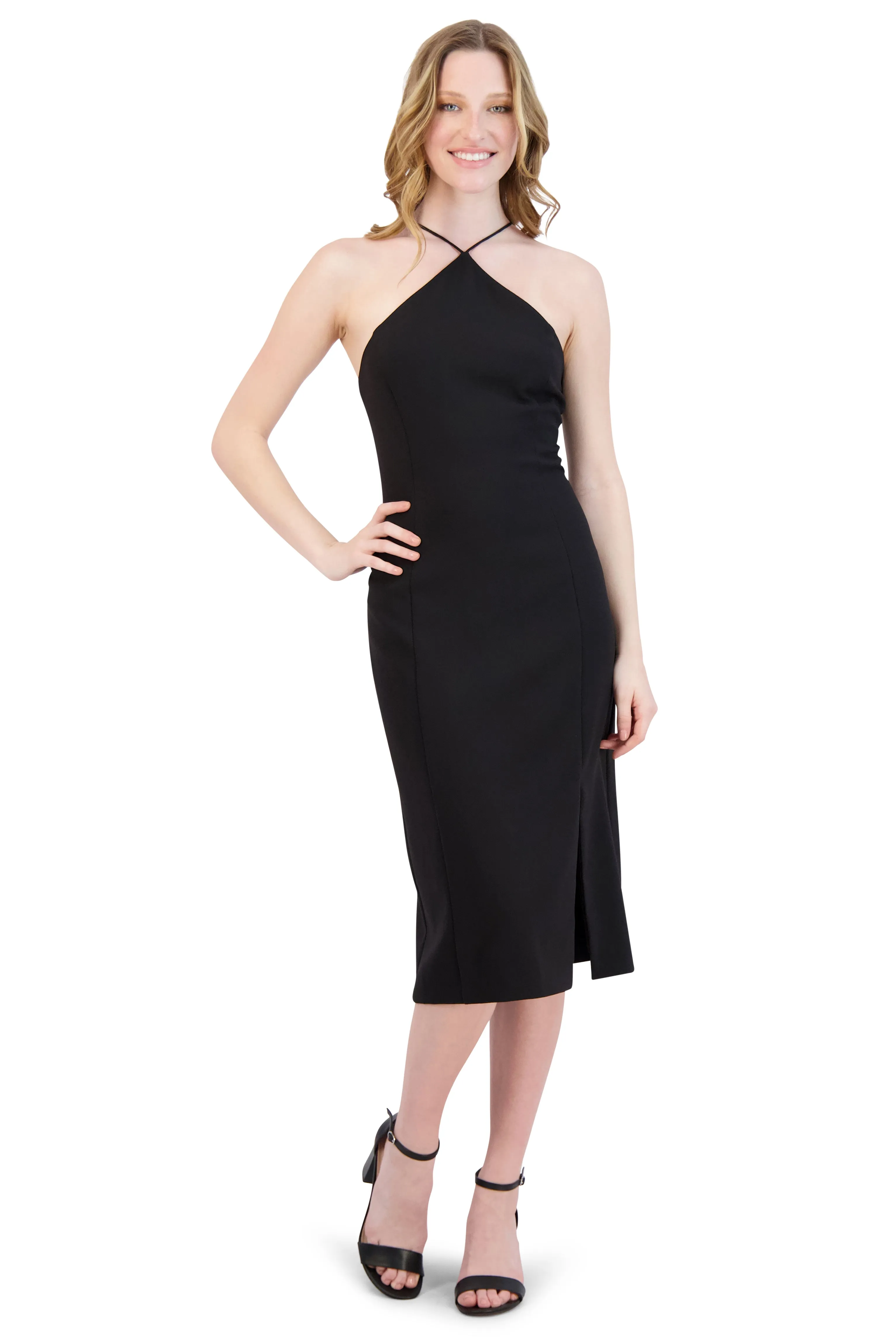 Halter Neck Sheath Dress