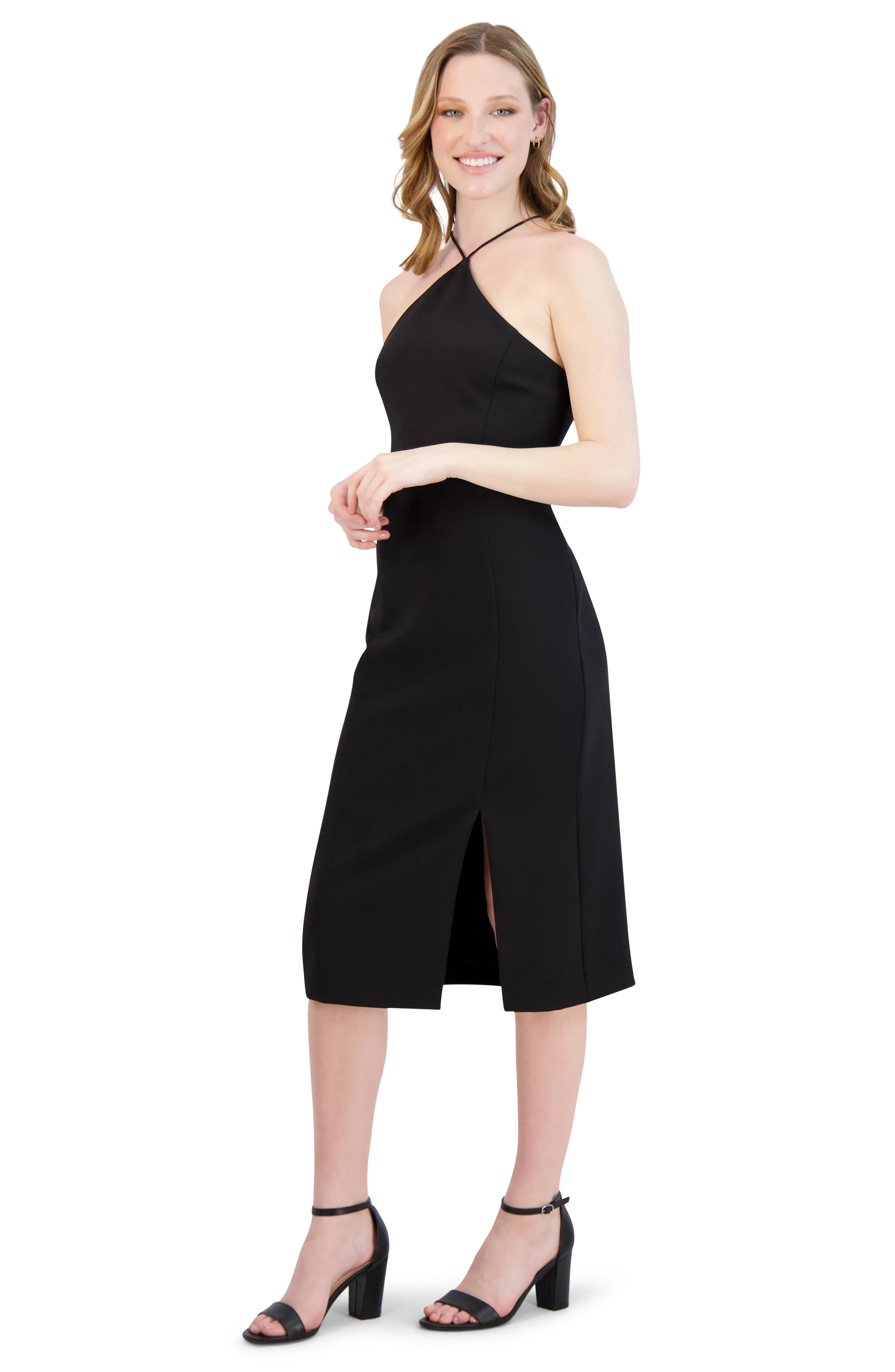 Halter Neck Sheath Dress