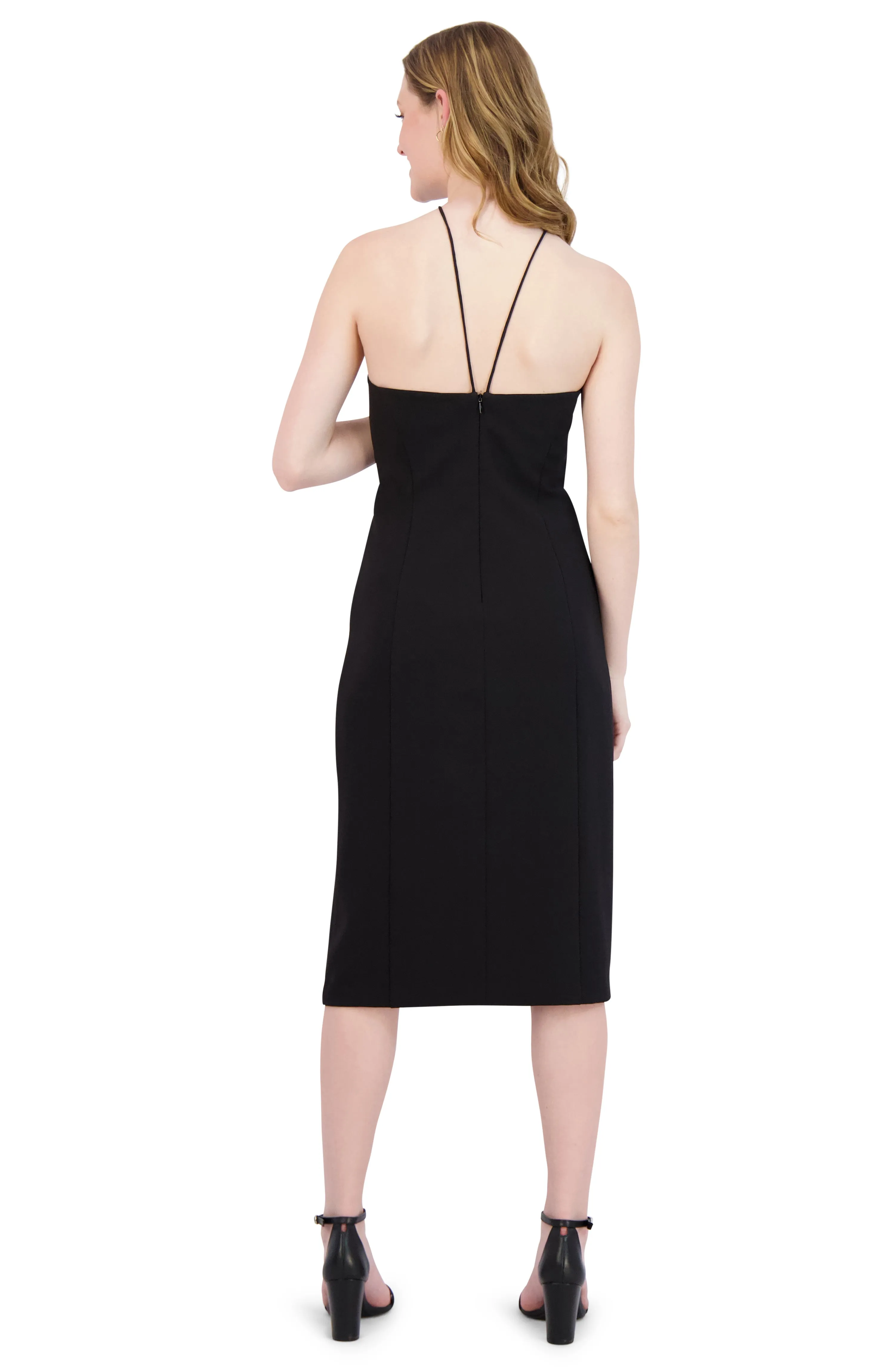 Halter Neck Sheath Dress