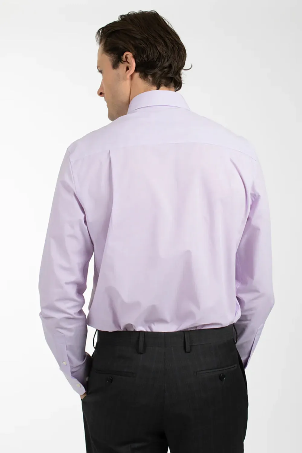 HARDY AMIES CONTEMPORARY FIT MINI CHECK L/S SHIRT HA408S