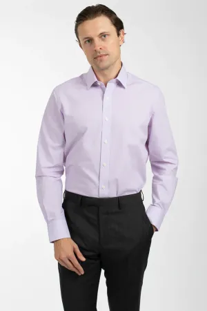 HARDY AMIES CONTEMPORARY FIT MINI CHECK L/S SHIRT HA408S