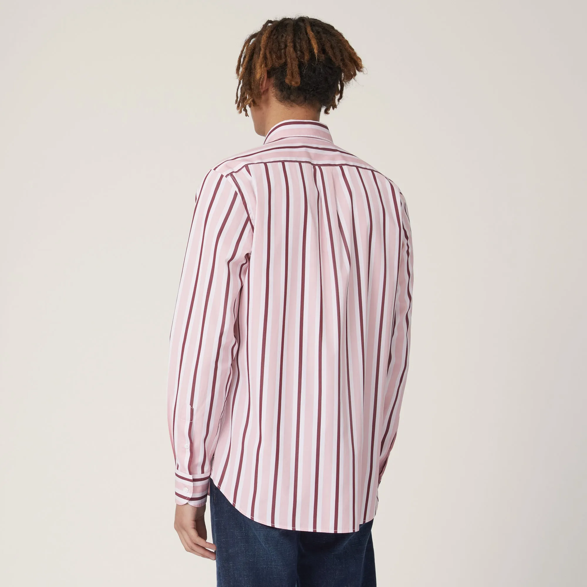 Harmont & Blaine Vertical Stripe Shirt - Red