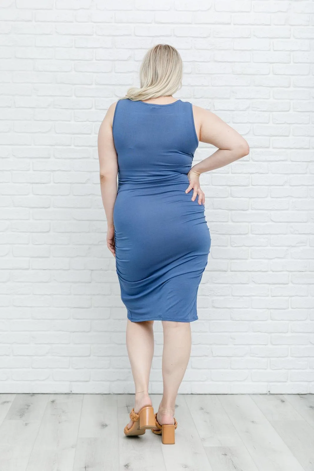 Hazel Blues® | Blue Wrap Dress