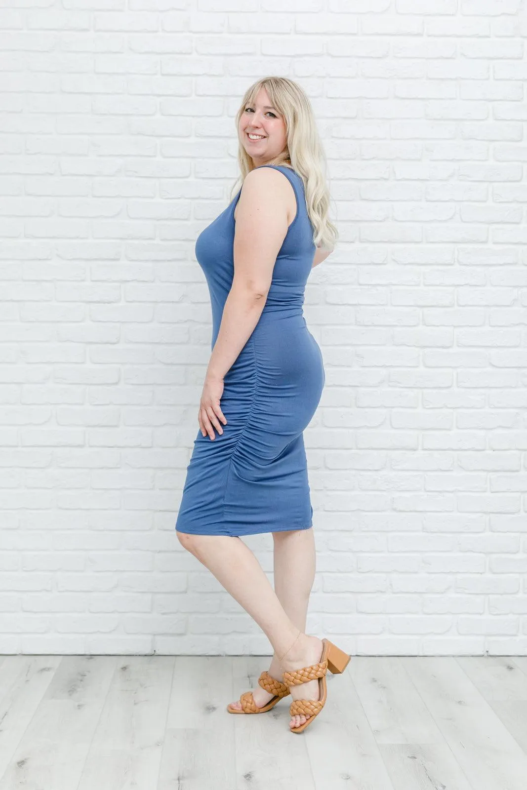 Hazel Blues® | Blue Wrap Dress