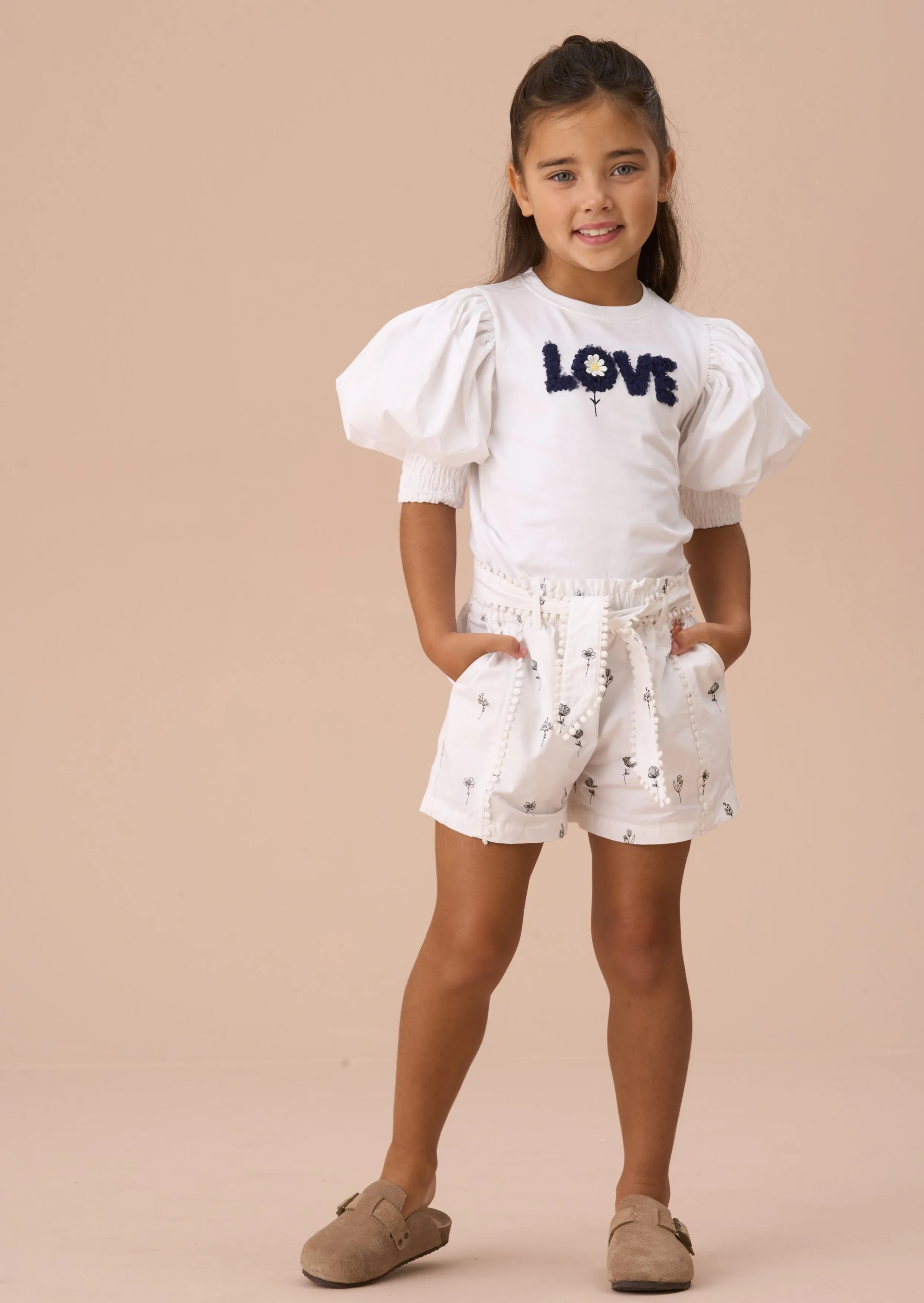 Heidi White Puff Sleeve Top