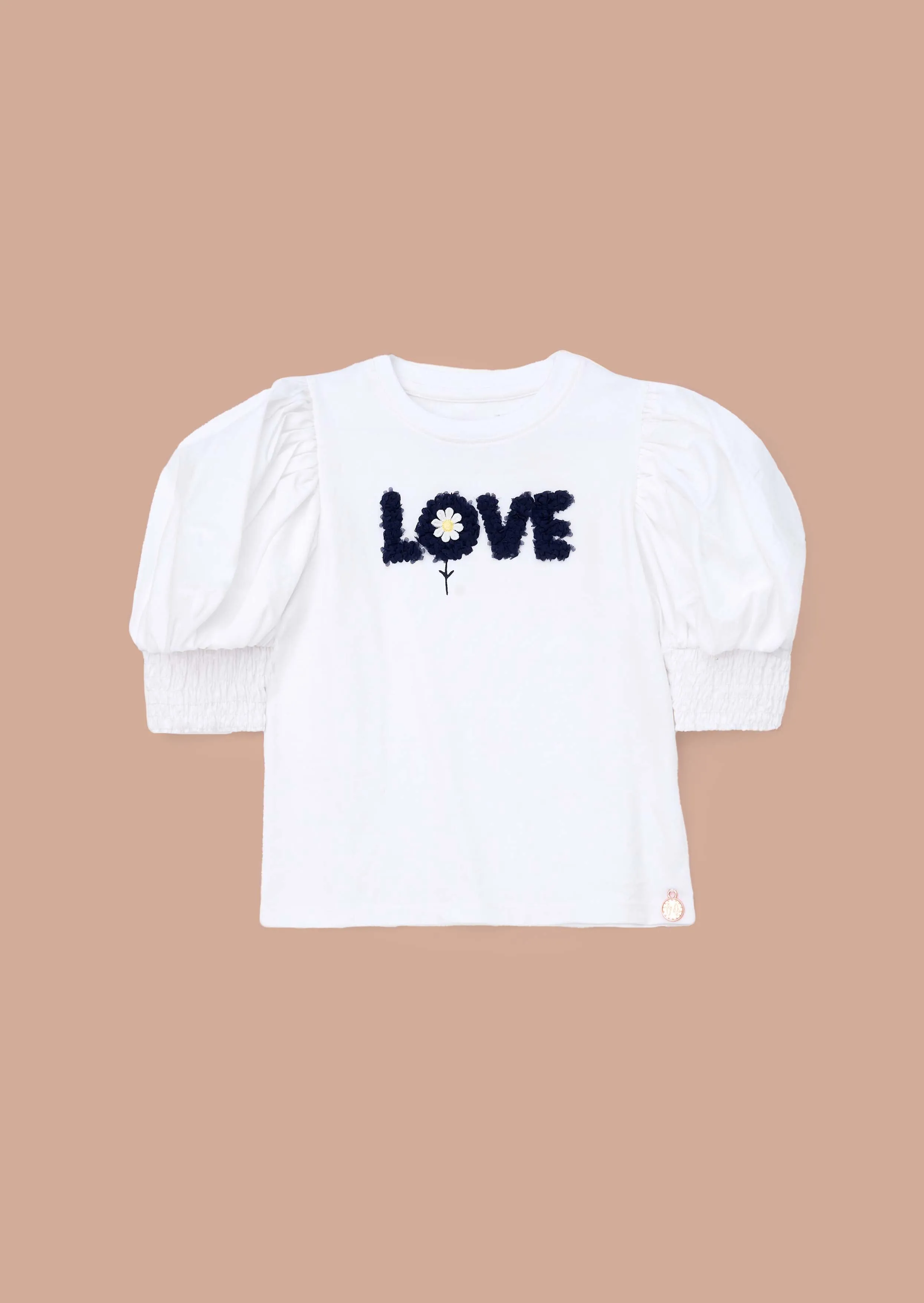 Heidi White Puff Sleeve Top
