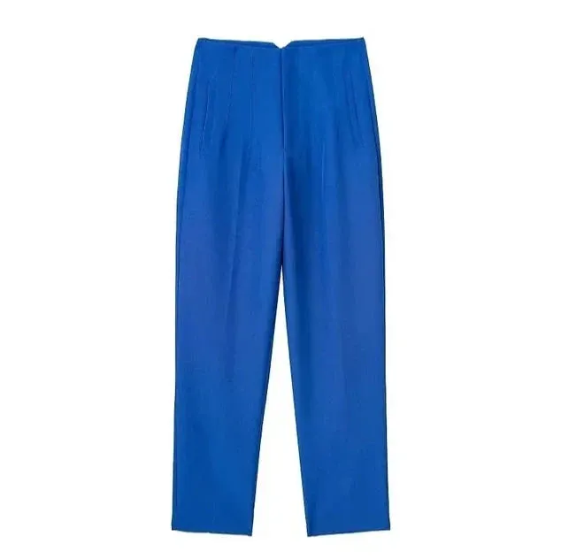 High waist casual formal trousers