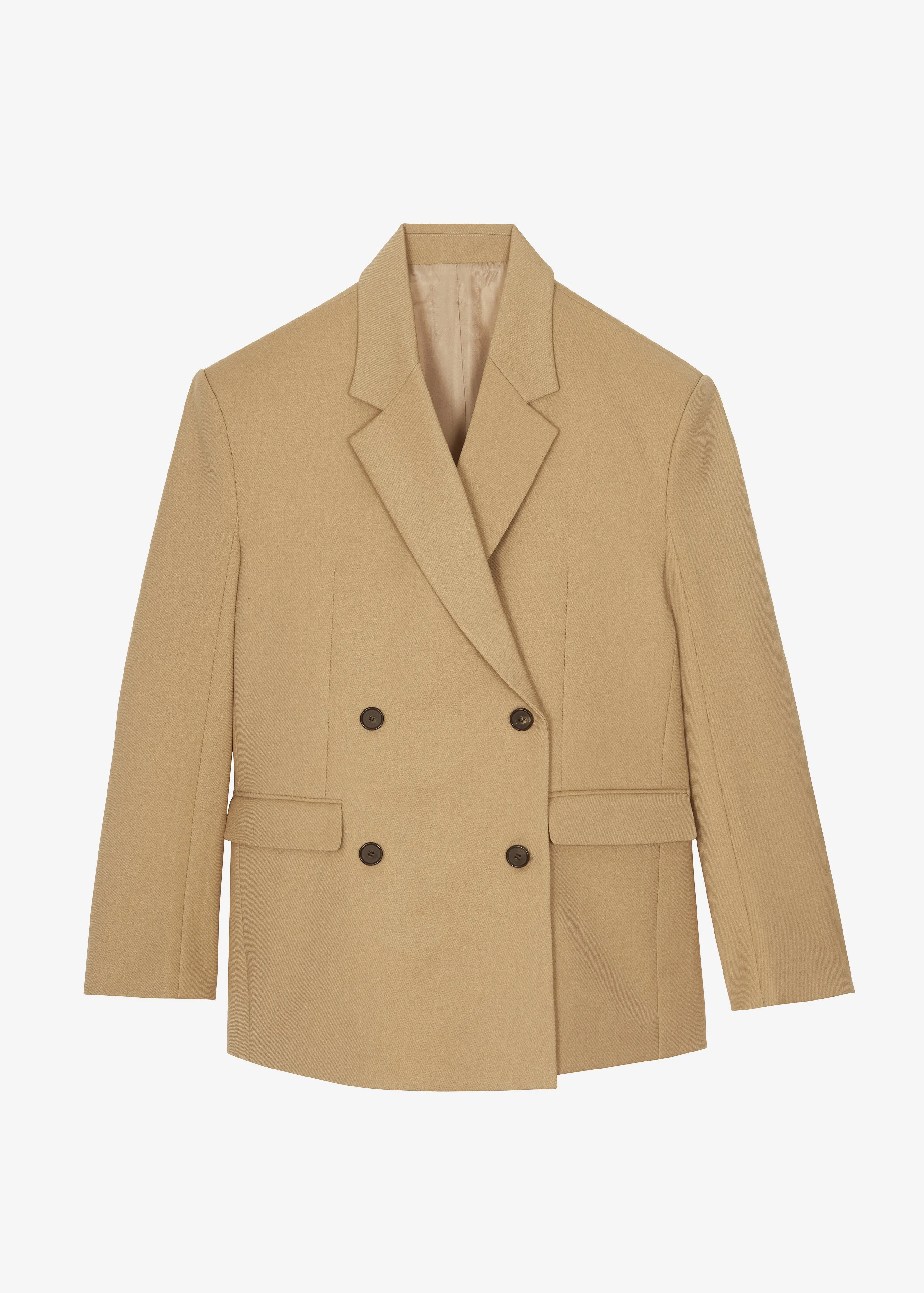 Hisar Boxy Blazer - Camel