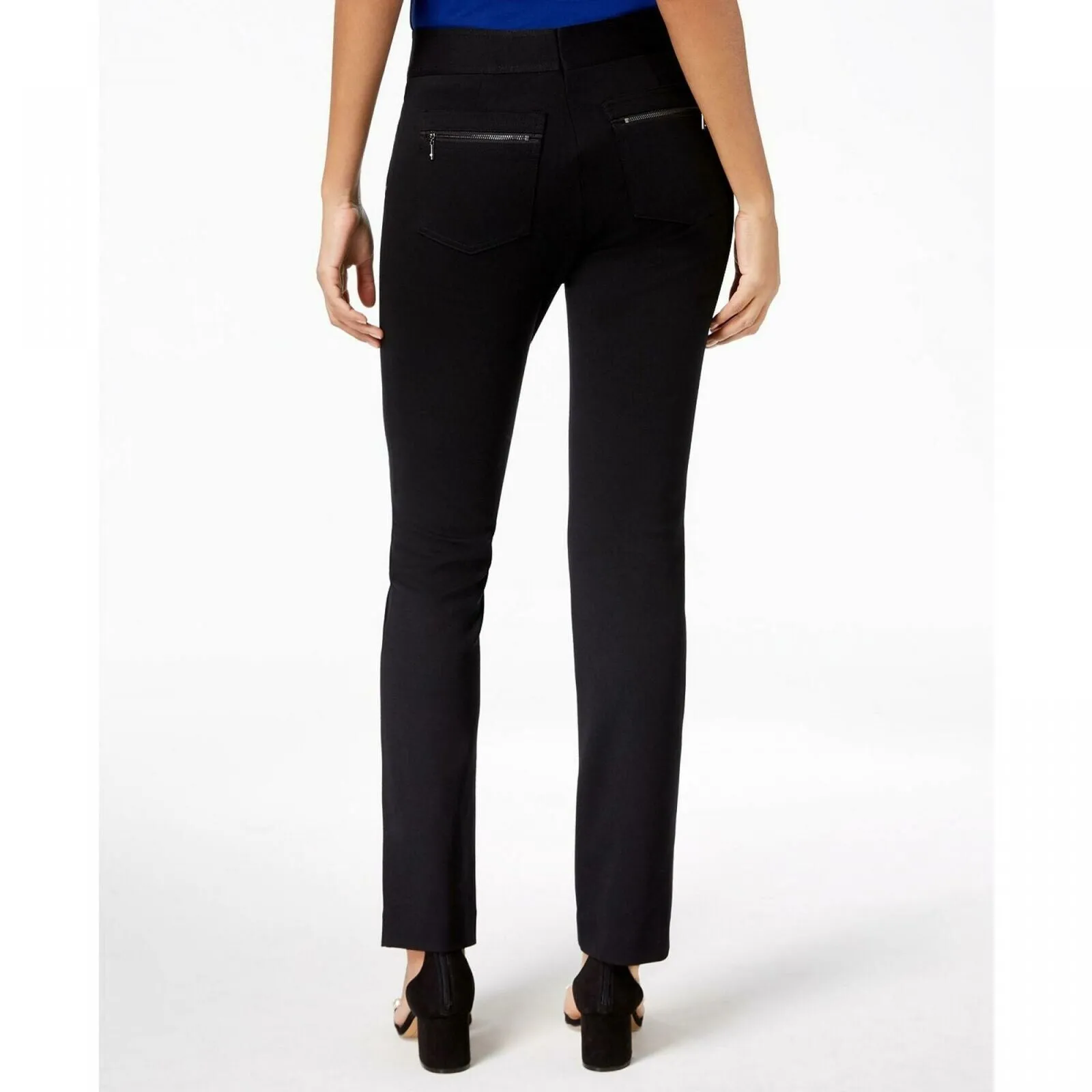INC International Concepts Women's Petite Pull-On Straight-Leg Pants