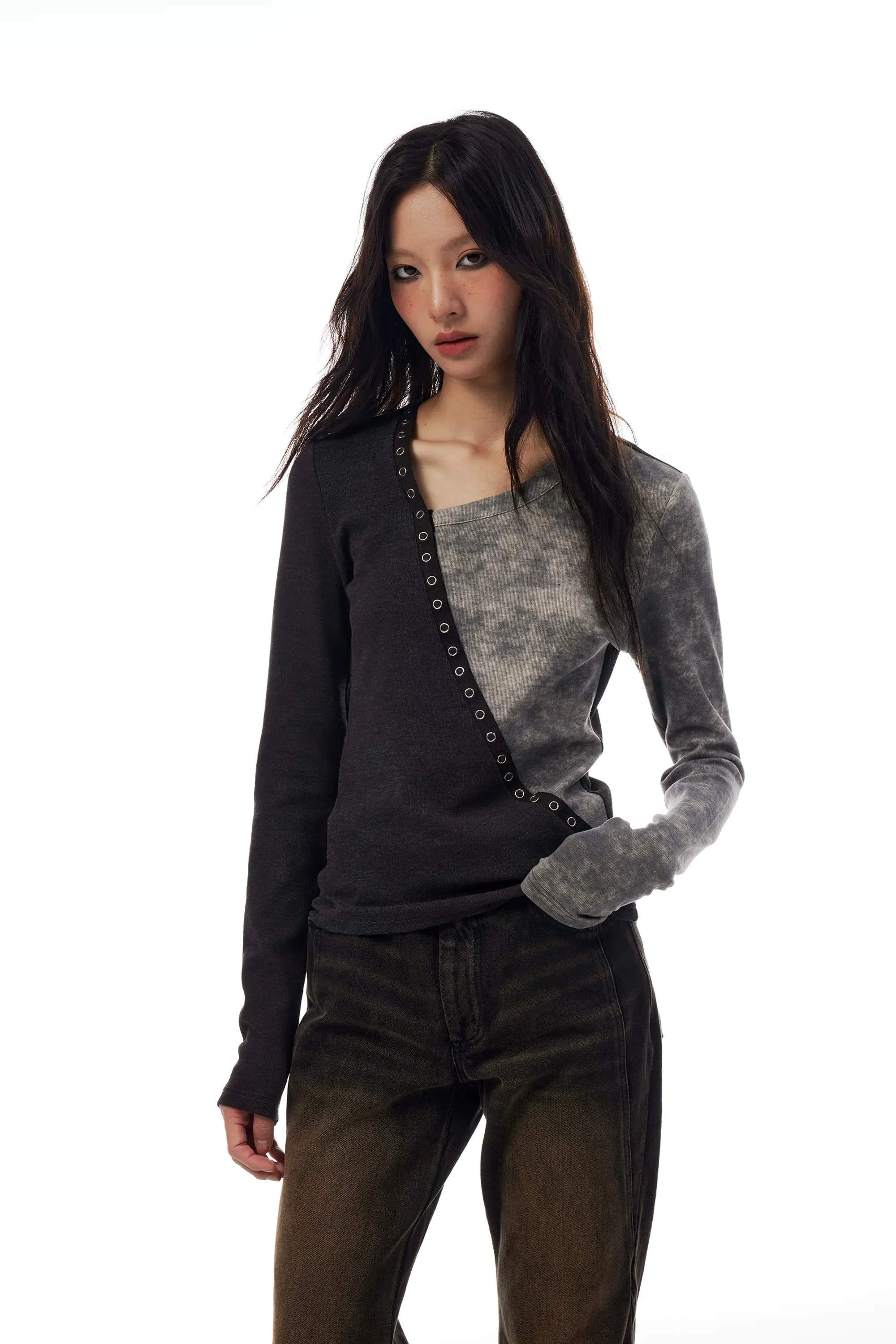 Irregular Asymmetrical Knit Top