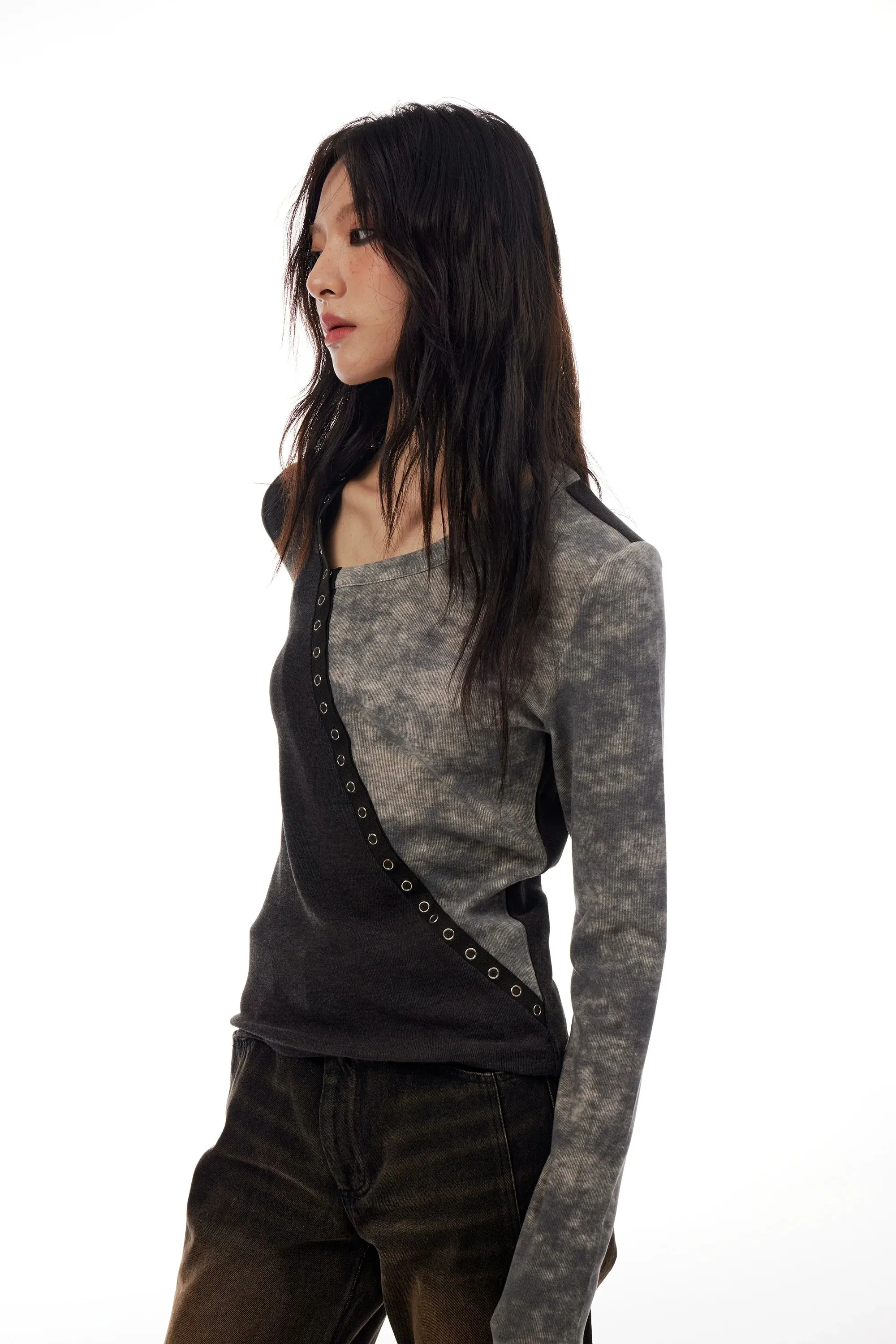 Irregular Asymmetrical Knit Top