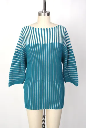 Issey Miyake Knit Striped Top