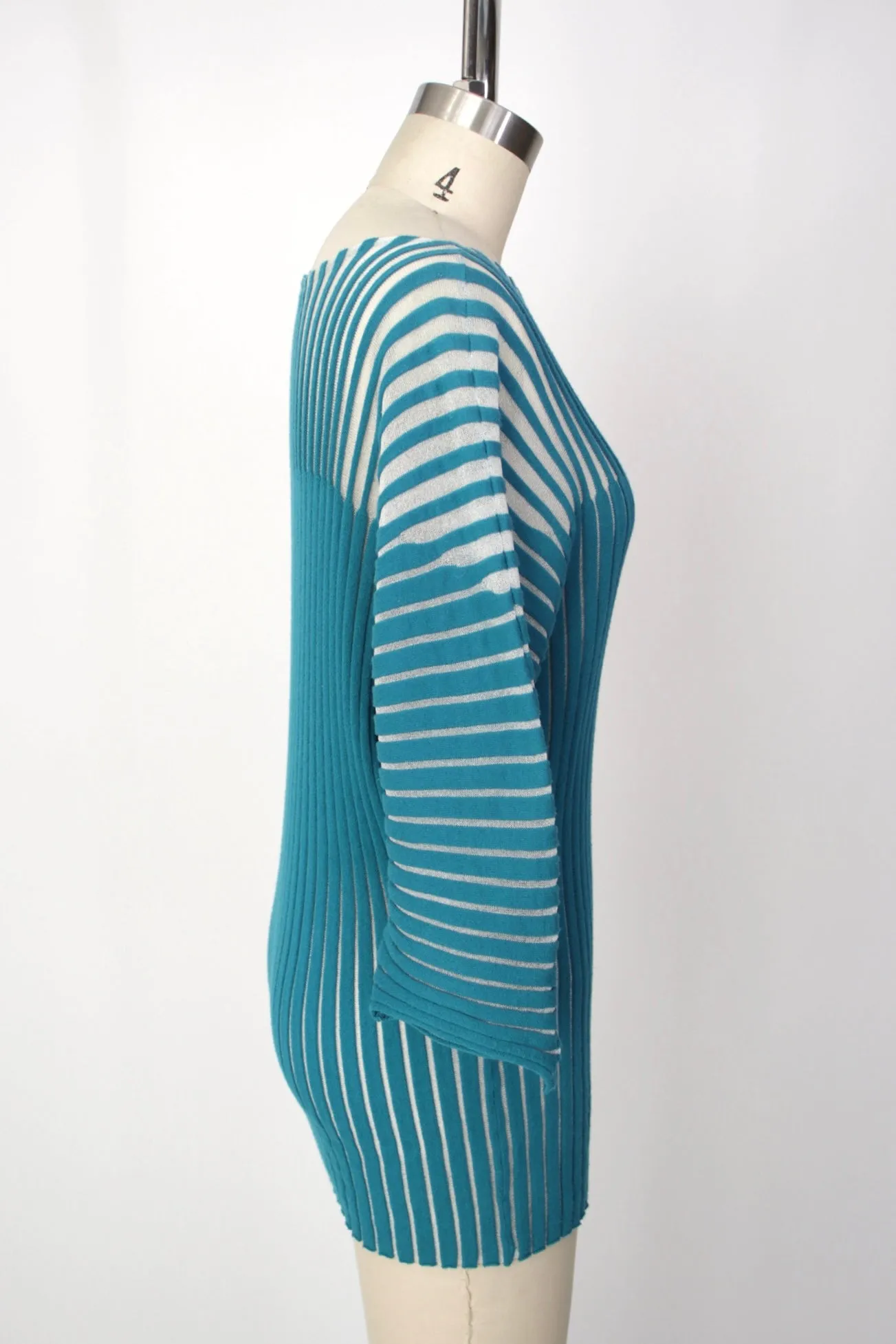Issey Miyake Knit Striped Top