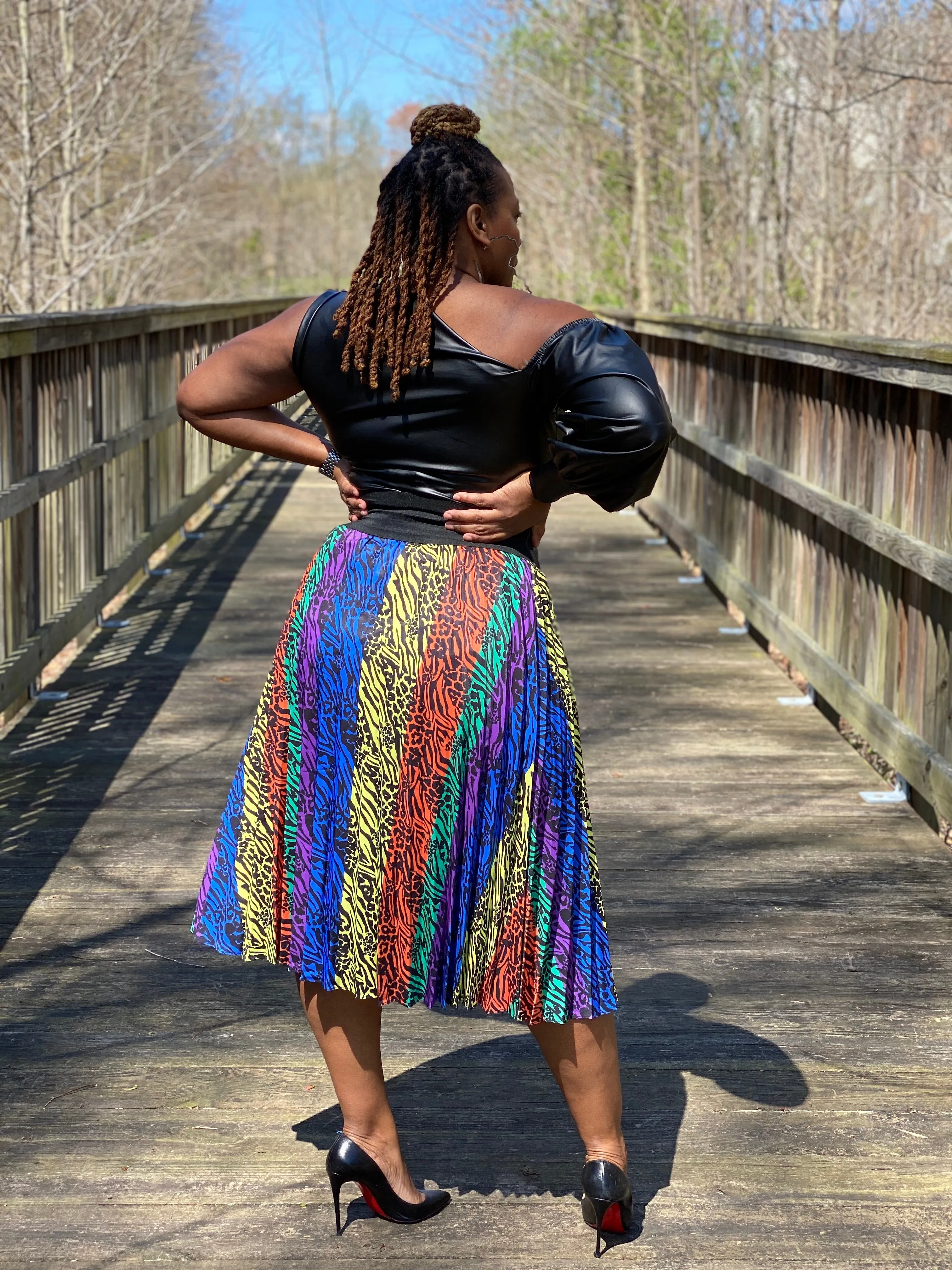 It’s Complicated Vegan Leather Top