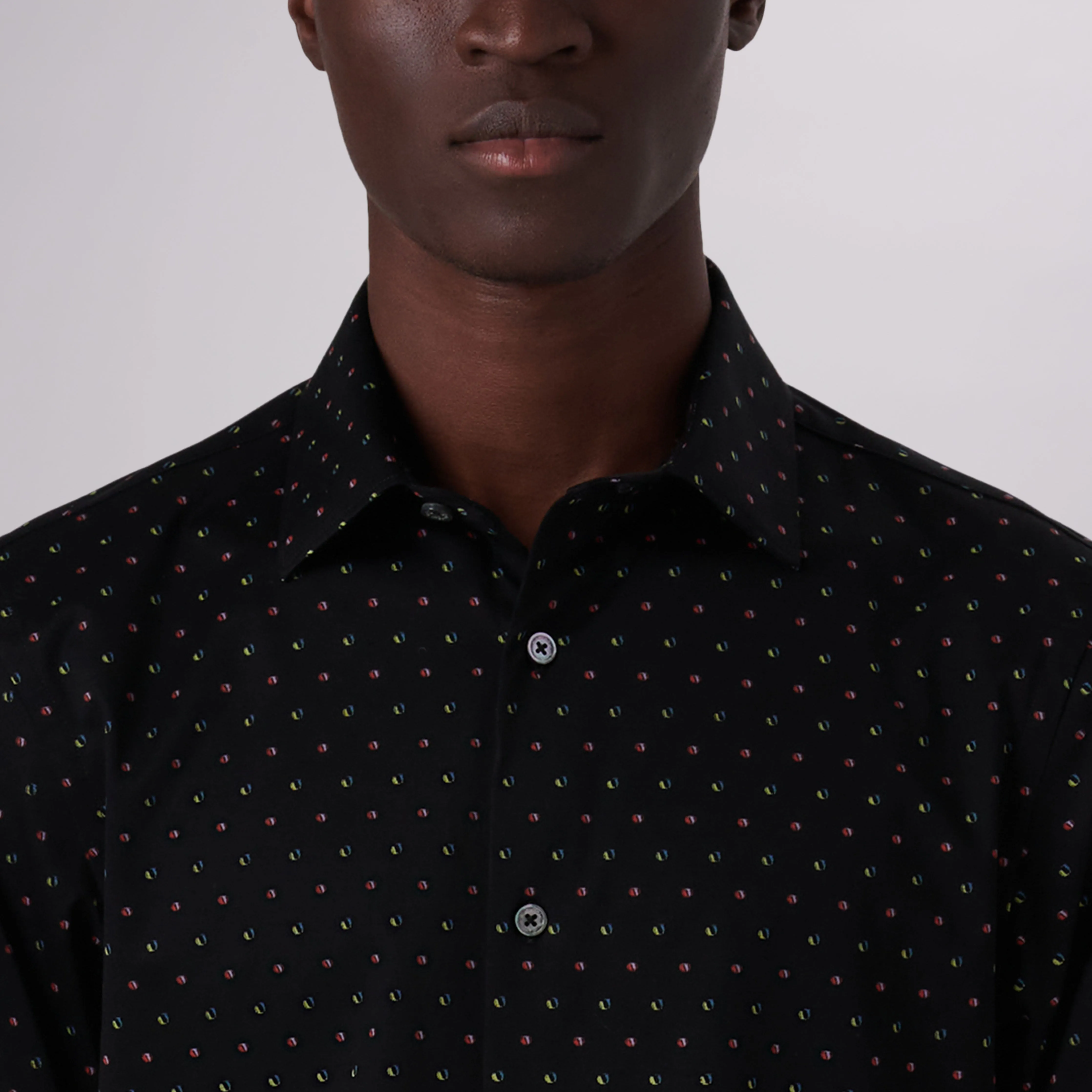 James Abstract Print OoohCotton Shirt