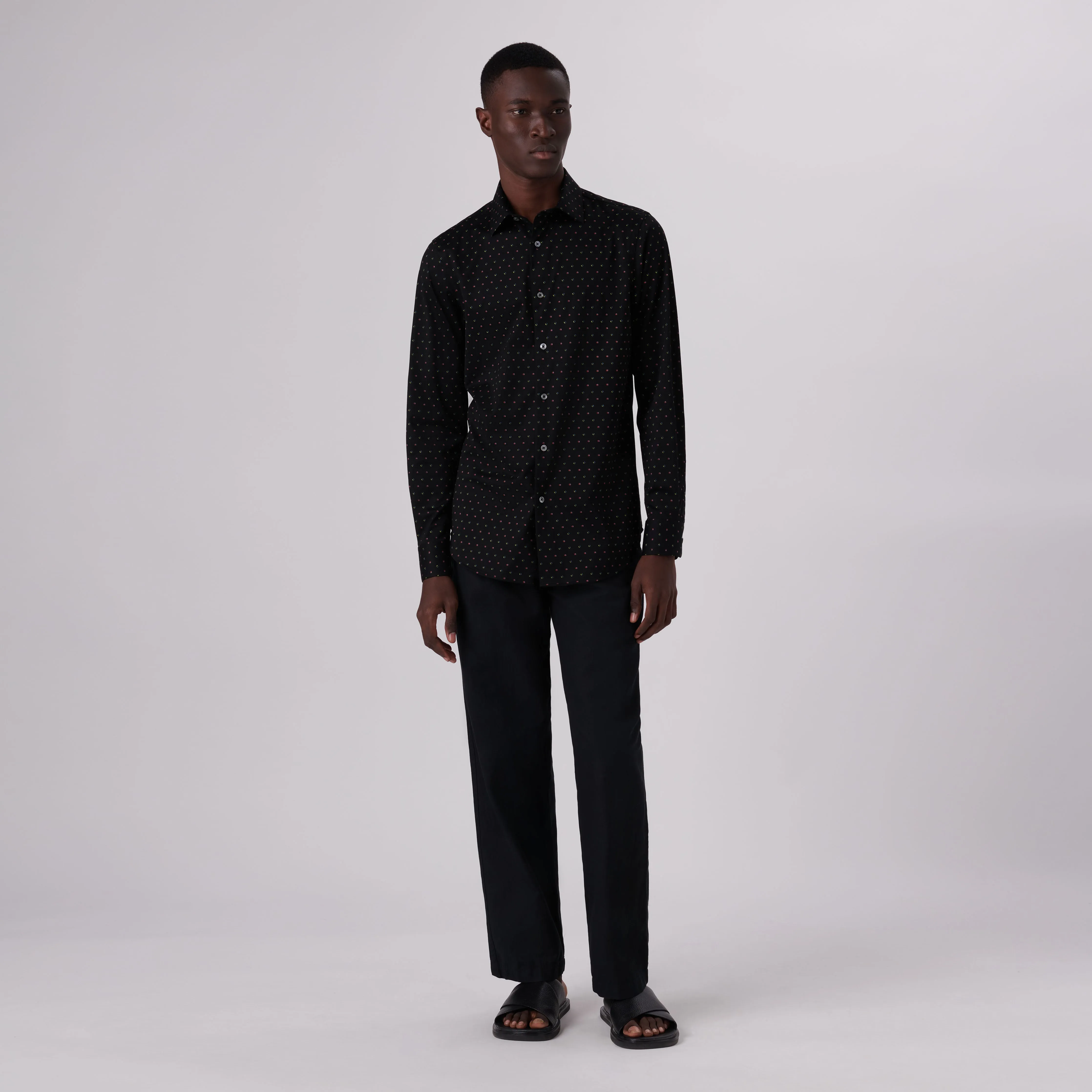 James Abstract Print OoohCotton Shirt