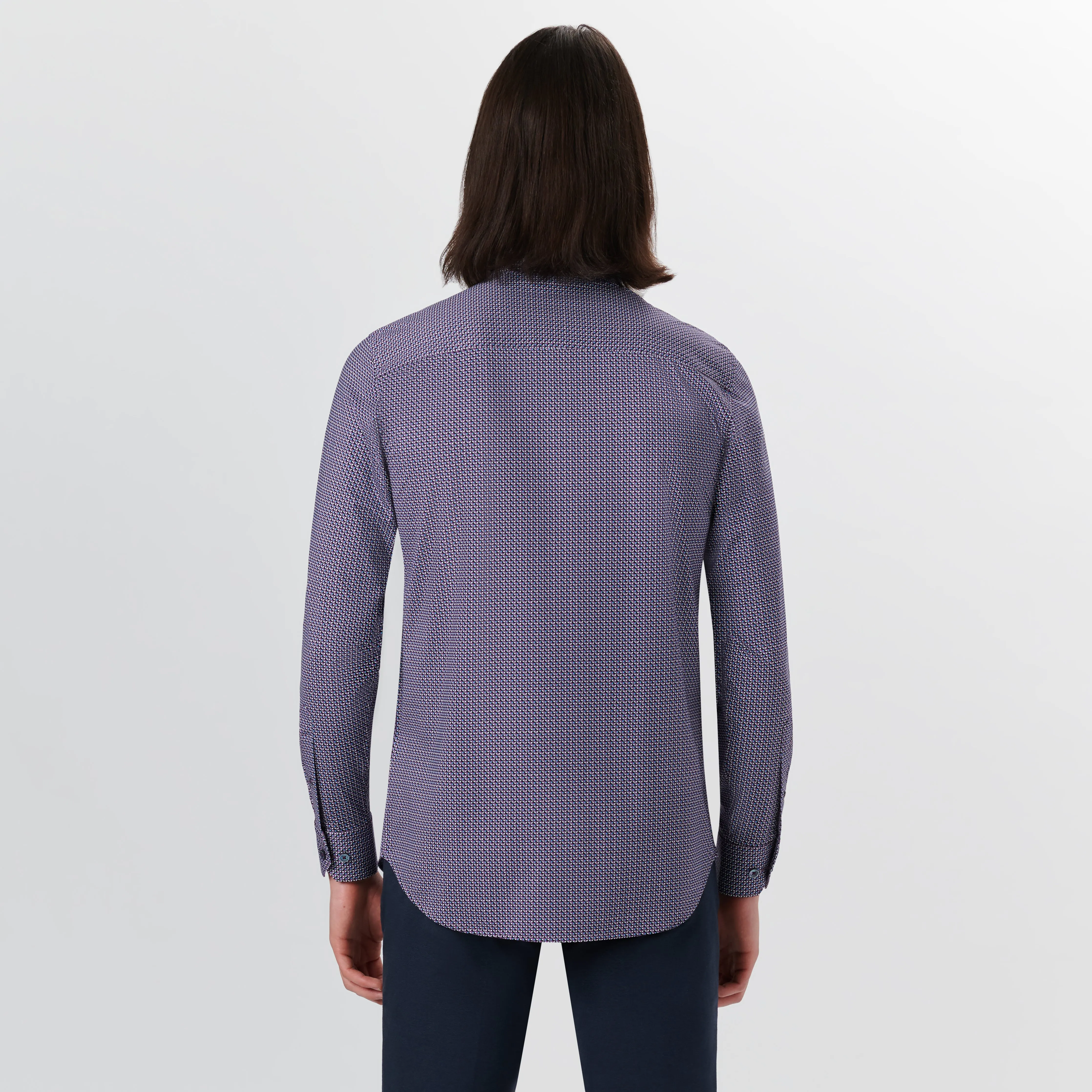 JAMES Geometric Print OoohCotton Shirt
