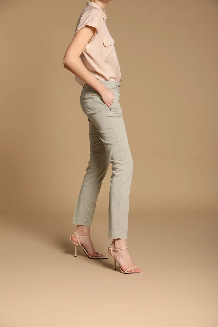 Jaqueline Archivio women's chino pants in gabardine slim fit