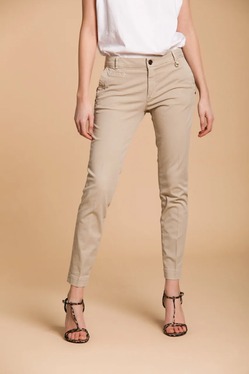 Jaqueline Archivio women's chino pants in gabardine slim fit