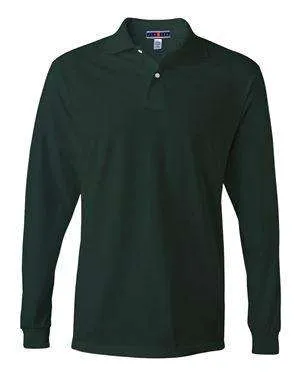 Jerzees Men's SpotShield™ Long Sleeve Polo Shirt - 437MLR