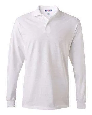 Jerzees Men's SpotShield™ Long Sleeve Polo Shirt - 437MLR