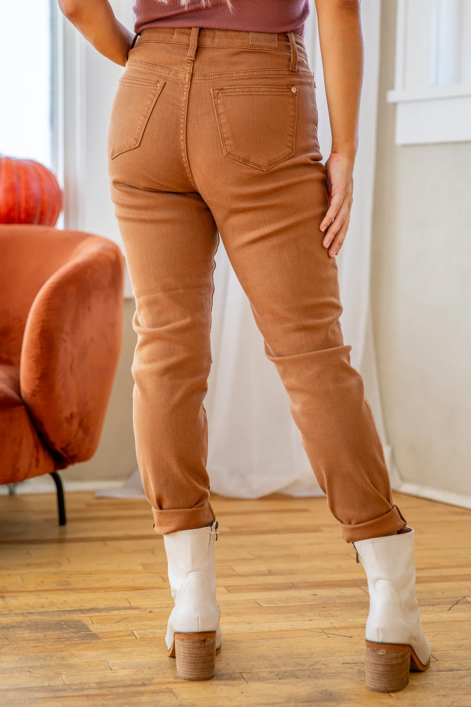 Judy Blue Dark Camel Slim Fit Jeans