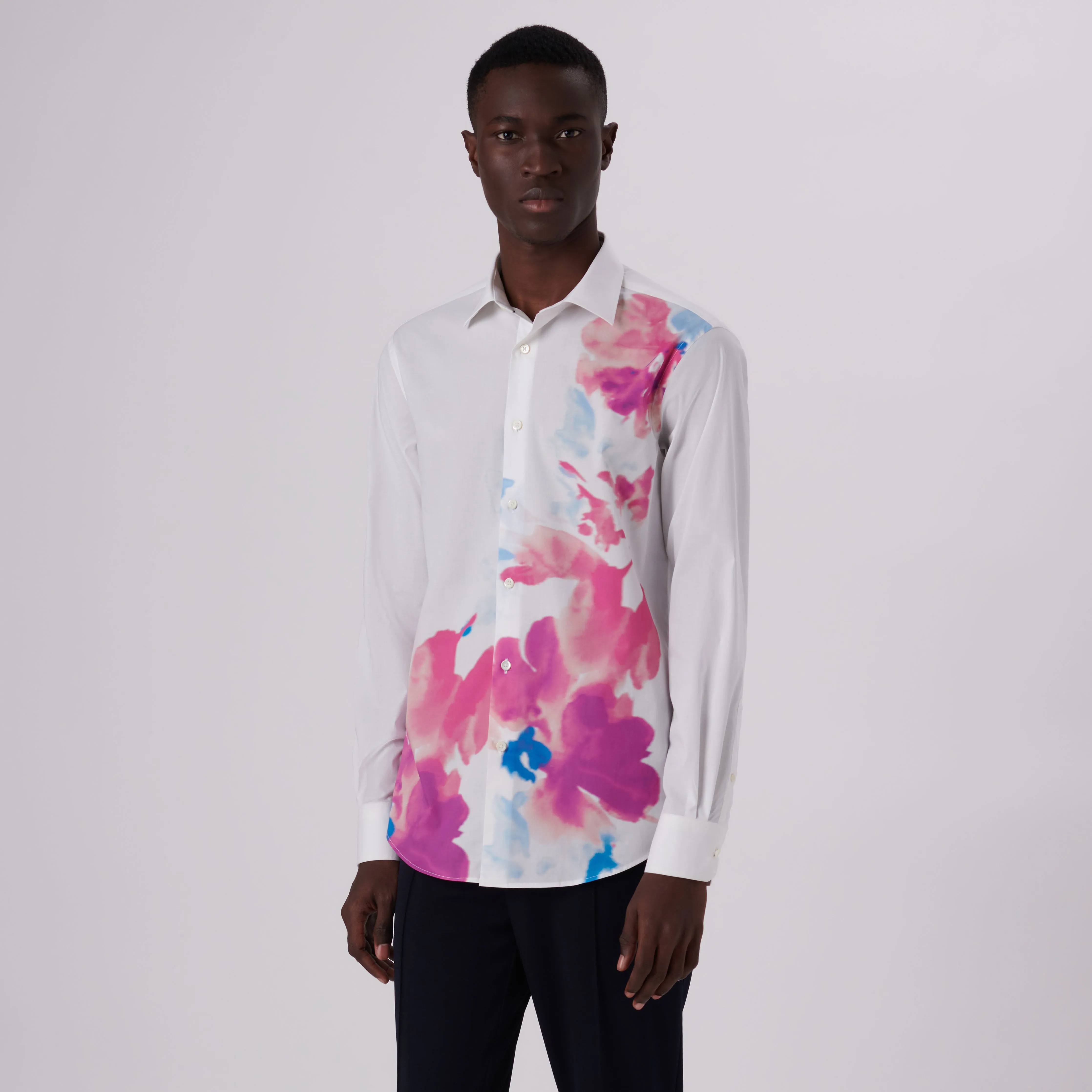 Julian Abstract Placement Print Shirt