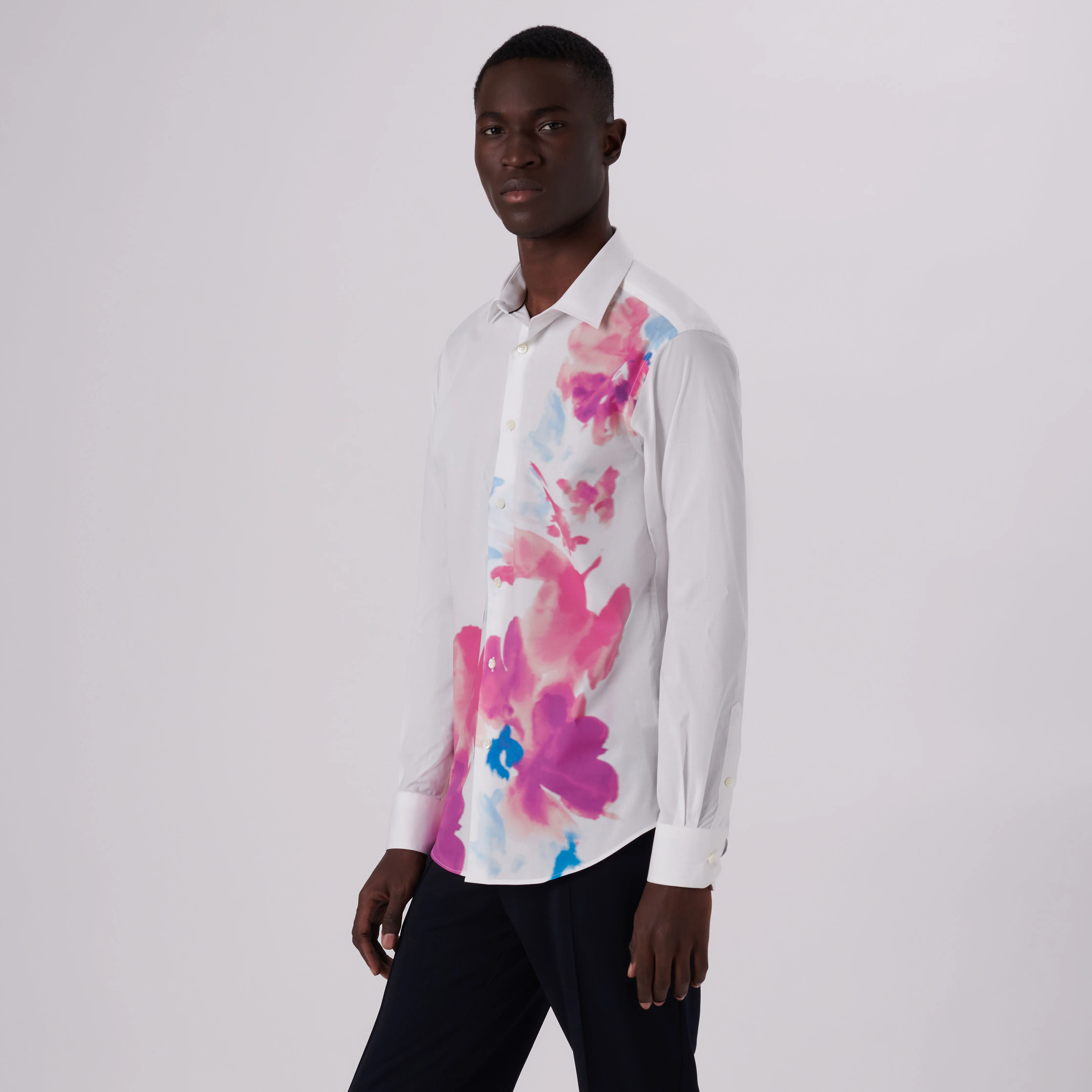 Julian Abstract Placement Print Shirt