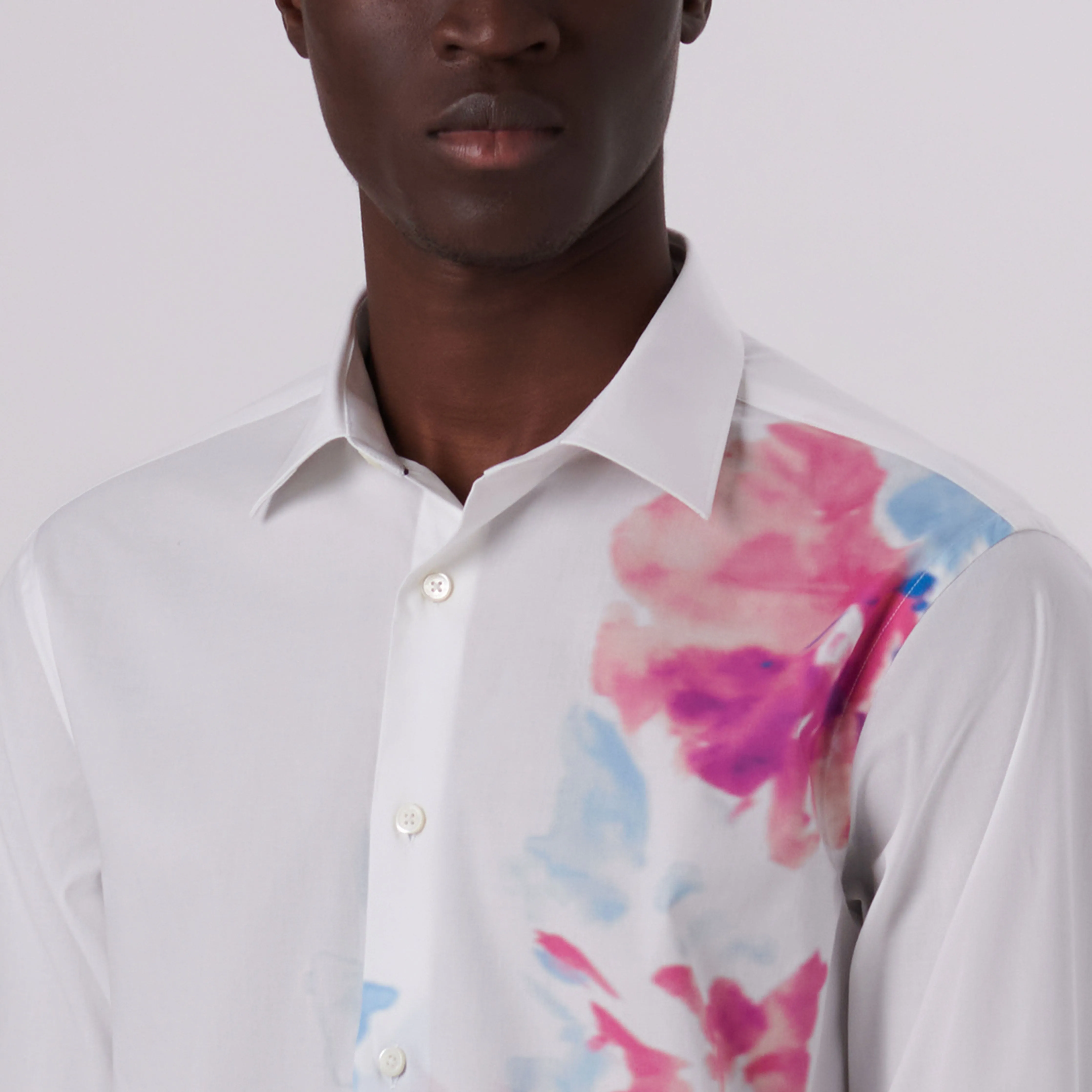 Julian Abstract Placement Print Shirt